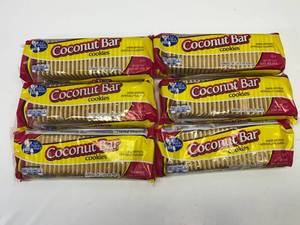 II. 6x 9oz Coconut Bar Cookies