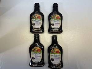 JJ. 4x 8.5oz Maple Grove Farms Boysenberry Syrup