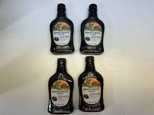 JJ. 4x 8.5oz Maple Grove Farms Boysenberry Syrup