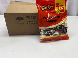 KK.12x 1.75oz Gurleys Tootsie Roll Midgees