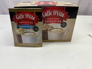 KK. 24x .5oz Caffe DVita Premium Instant Cappuccino
