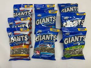 KK. 9x 5.75oz Giants Sunflower Seeds-3 Flavors