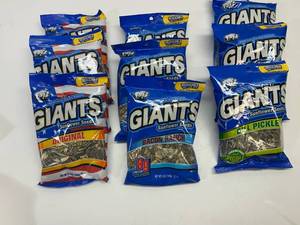 KK. 9x 5.75oz Giants Sunflower Seeds-3 Flavors