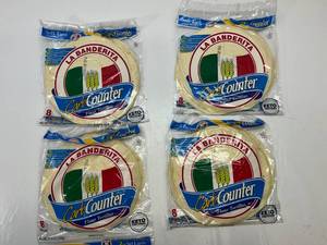 KK. 4x 8ct La Banderita Carb Counter Flour Tortillas