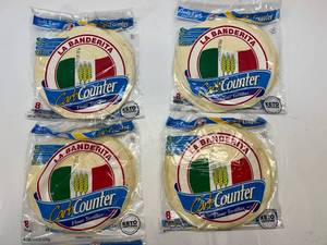 KK. 4x 8ct La Banderita Carb Counter Flour Tortillas