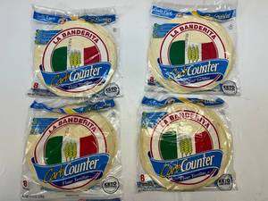 KK. 4x 8ct La Banderita Carb Counter Flour Tortillas