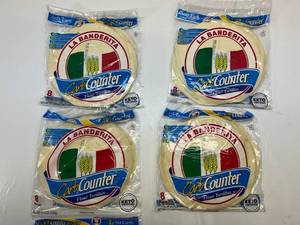 KK. 4x 8ct La Banderita Carb Counter Flour Tortillas