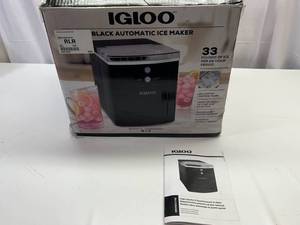 Igloo Black Automatic Ice Maker