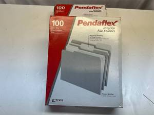 2x 100 Pendalflex Interior File Folders-Letter Sized