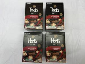 4x 10ct Peets Peppermint Mocha K-cups-82024