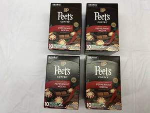 4x 10ct Peets Peppermint Mocha K-cups-82024