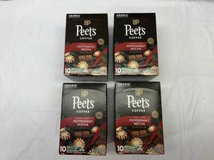 4x 10ct Peets Peppermint Mocha K-cups-82024