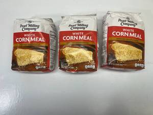 3x 5lb White Corn Meal