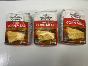 3x 5lb White Corn Meal