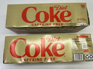 2x 12pk Caffeine Free Diet Coke
