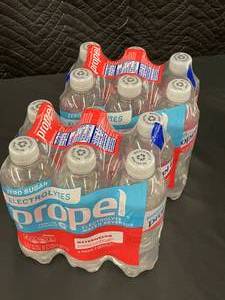 lot 6 image: Gatorade Propel Watermelon Zero Sugar electrolyte Drink 12 Pack 500ml bottles
