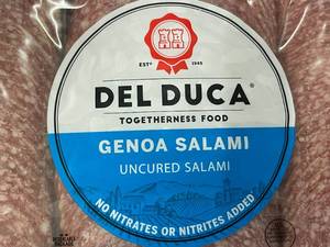 lot 8 image: D      18 oz Del Duca Genoa Salami