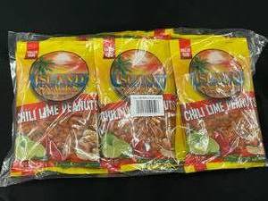 lot 14 image: Chili Lime Peanuts 6 X 7.5oz Bags
