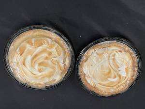 lot 15 image: D       2 X Lemon Merinque Pies Frozen