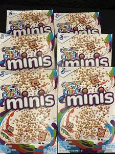 lot 19 image: Cinnamon Toast Crunch Minis 6 Boxes