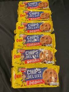 lot 39 image: Keebler Soft Batch Choc Chip Cookies 6 Boxes