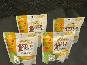 lot 75 image: Mrs Wages Thai Chili Pickling pouches X 4