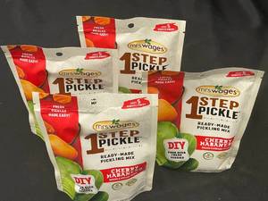 lot 76 image: Mrs Wages Pickling Pouches Cherry Habanero 4 pouches