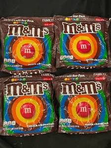 lot 93 image: M&Ms Original Family Size Bags X4                              (tristan)