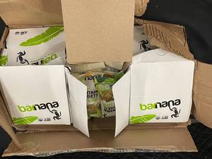lot 127 image: Barnana Plantain Nuggets 3 Boxes