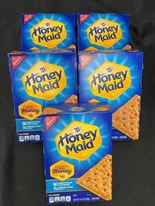 lot 169 image: Honey Maid Graham Crackers 5 Boxes