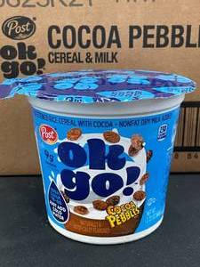 lot 215 image: Post OK GO Cocoa Pebbles Cereal 12 bowls