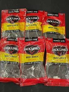 lot 270 image: Jack Links Teriyaki Jerky 6 X 10oz Bags