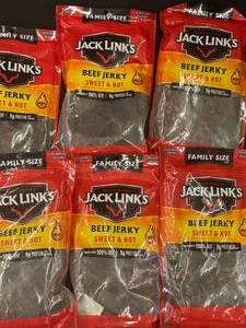 lot 271 image: Jack Links Sweet And Hot 6 X 10oz Bags