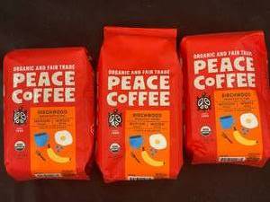lot 275 image: Peace Coffee Whole Bean Birchwood Blend 3 Bags