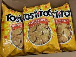 lot 345 image: Tostitos Rounds 3 X 2lb Bags