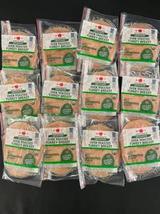 lot 24 image: C 12. packs of Organic Roasted Turkey Breast
