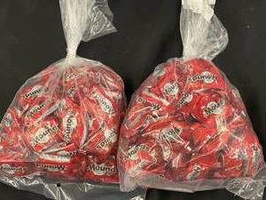 lot 278 image: Mounds Dark Chocolate 2 X 2 lb Bags