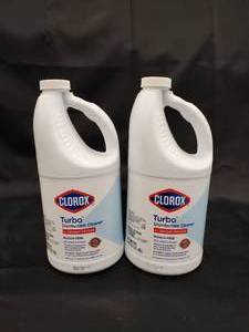 Clorox Turbo Disinfectant Cleaner - 2QT or 64 FL OZ (Lot of 2)