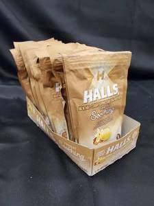 Halls Throat Soothing Cough SuppressantOral Anesthetic - Honey Vanilla Flavor - 30 Drops Per Package (Lot of 12)