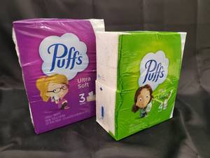 Puffs Ultra Sotf 3-pack & Puffs Plus Lotion 4-pack