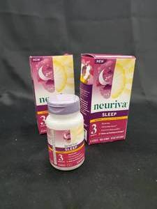 Neuriva Sleep Support with Ashangandha & Melatonin (Lot of 2 Bottles of 30 Caps ea.)