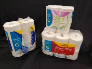 Simply Done Damaged Bath Tissue Bundle (20 Rolls)