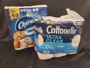 Cottonelle & Charmin Bath Tissue Bundle (Damaged Packaging)