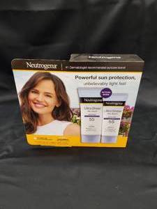 Neutrogena Ultra Sheer Dry Touch Broad Spectrum SPF 55 Sunscreen (Pack of 2 - 5oz and 3oz)