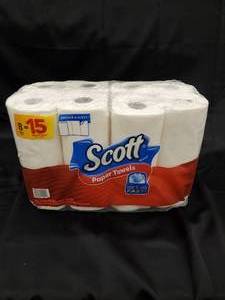 Scott Paper Towels - 8 Mega Rolls