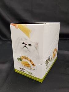 Fancy Feast Savory Puree Naturals Cat Treats - Natural Chicken -  Box of 15 4-0.35oz, Sachets