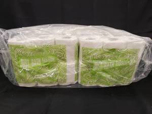 Just Bath Tissue - 4 Packages of 12 Double Ply Rolls