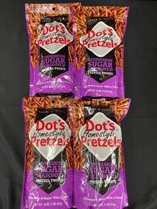 Dots Cinnamon Sugar Pretzels 4 X 1lb Bags