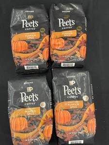 Peets Pumkin Spice Coffee Ground 4 Bags