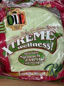 Ole Spinach Tortillas 5 bags of 8